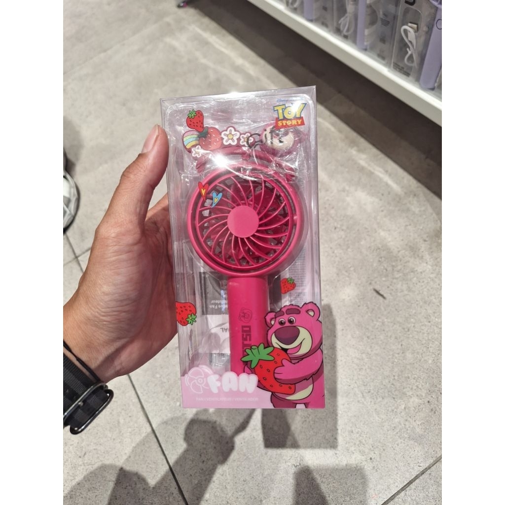 miniso original x lotso minifan kipas angin portable kencang