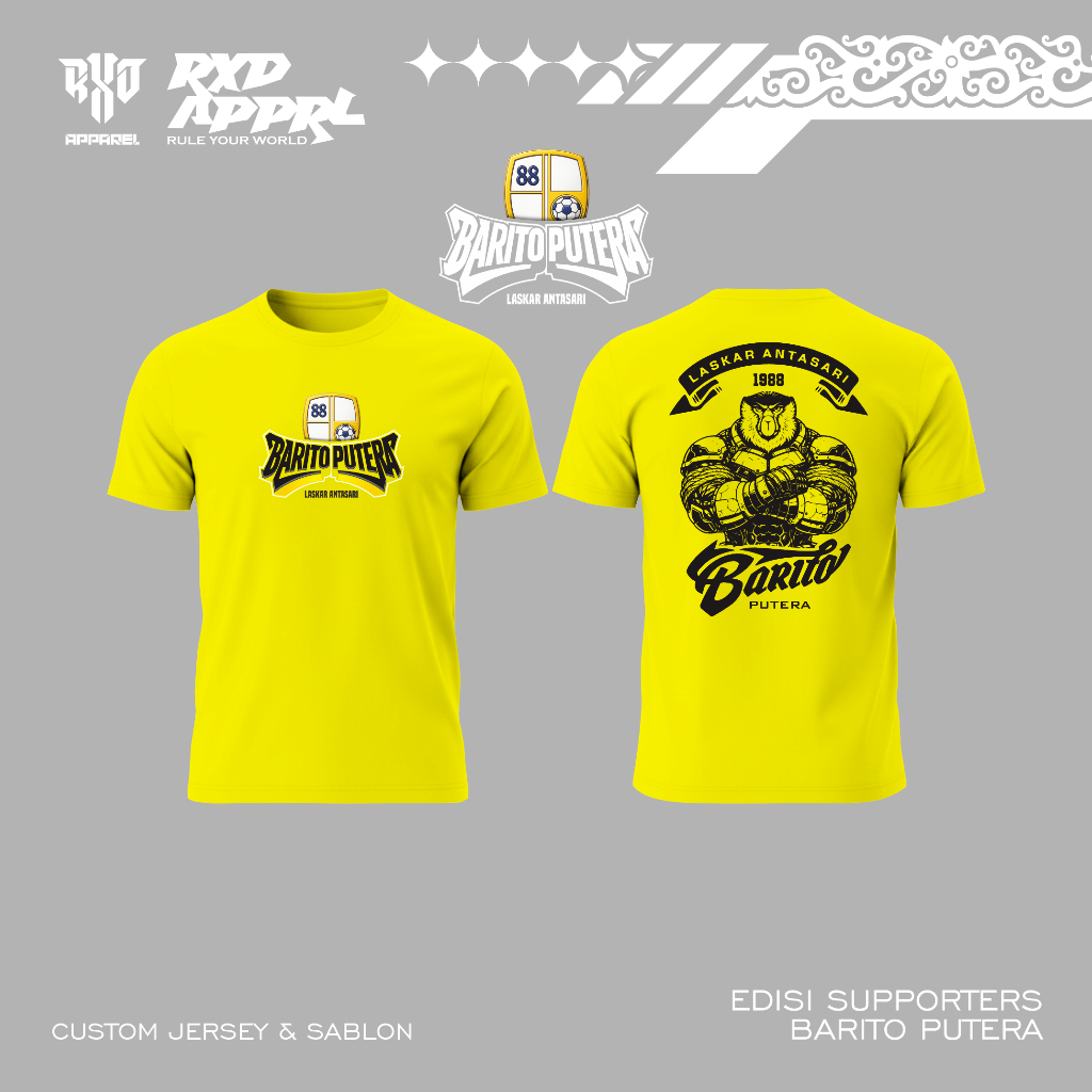 Kaos Supporter Barito Putera || Kaos Barito Putera