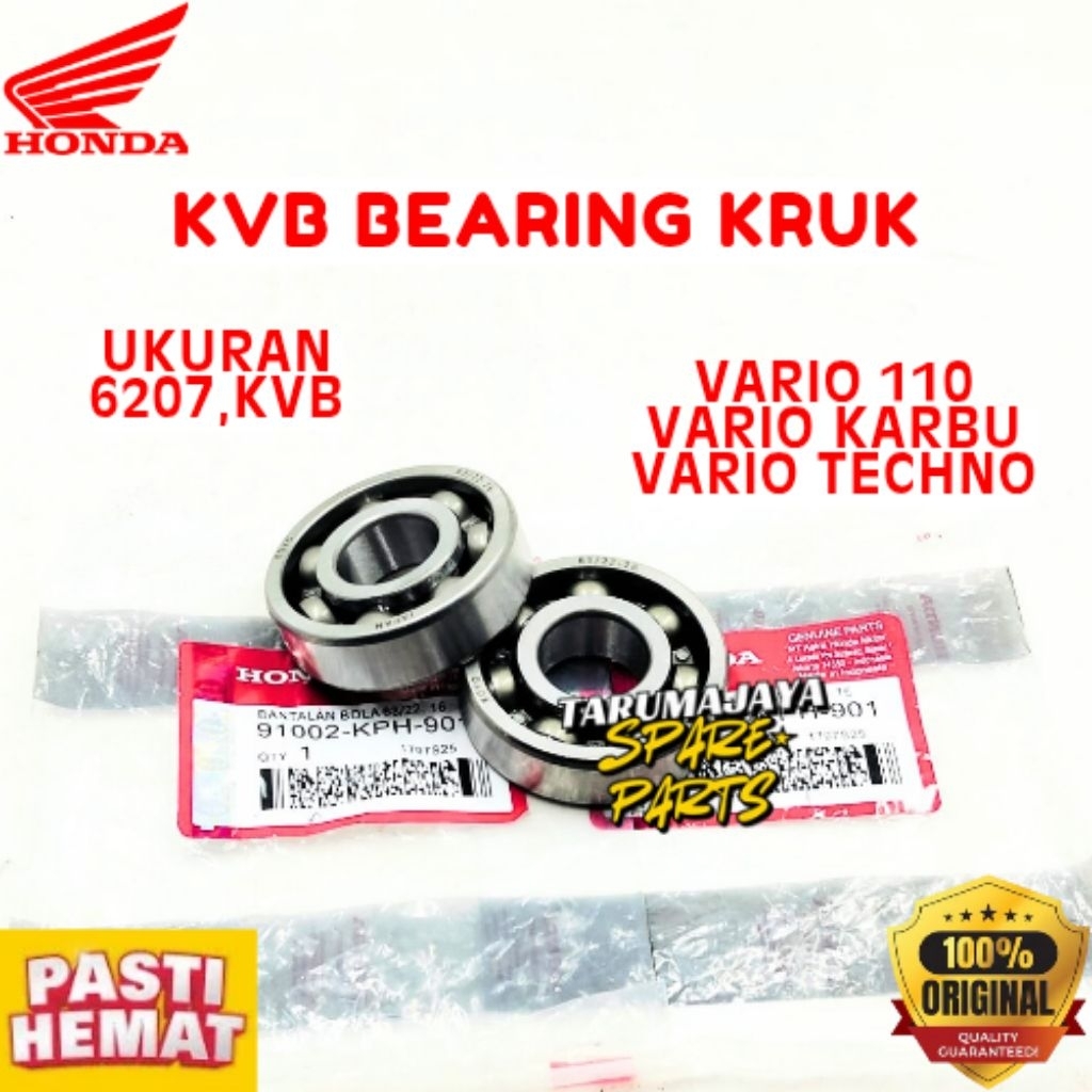 BEARING KRUK ORIGINAL HONDA KODE KVB, BEARING KRUK VARIO 110, BEARING KRUK VARIO KARBU, BEARING KRUK