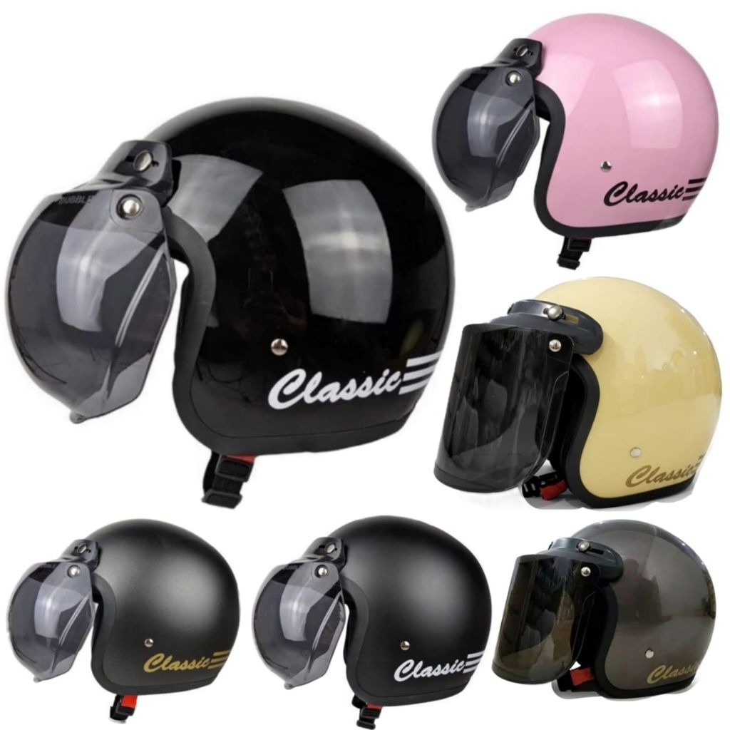 HELM BOGO Clasik retro dewasa SNI
