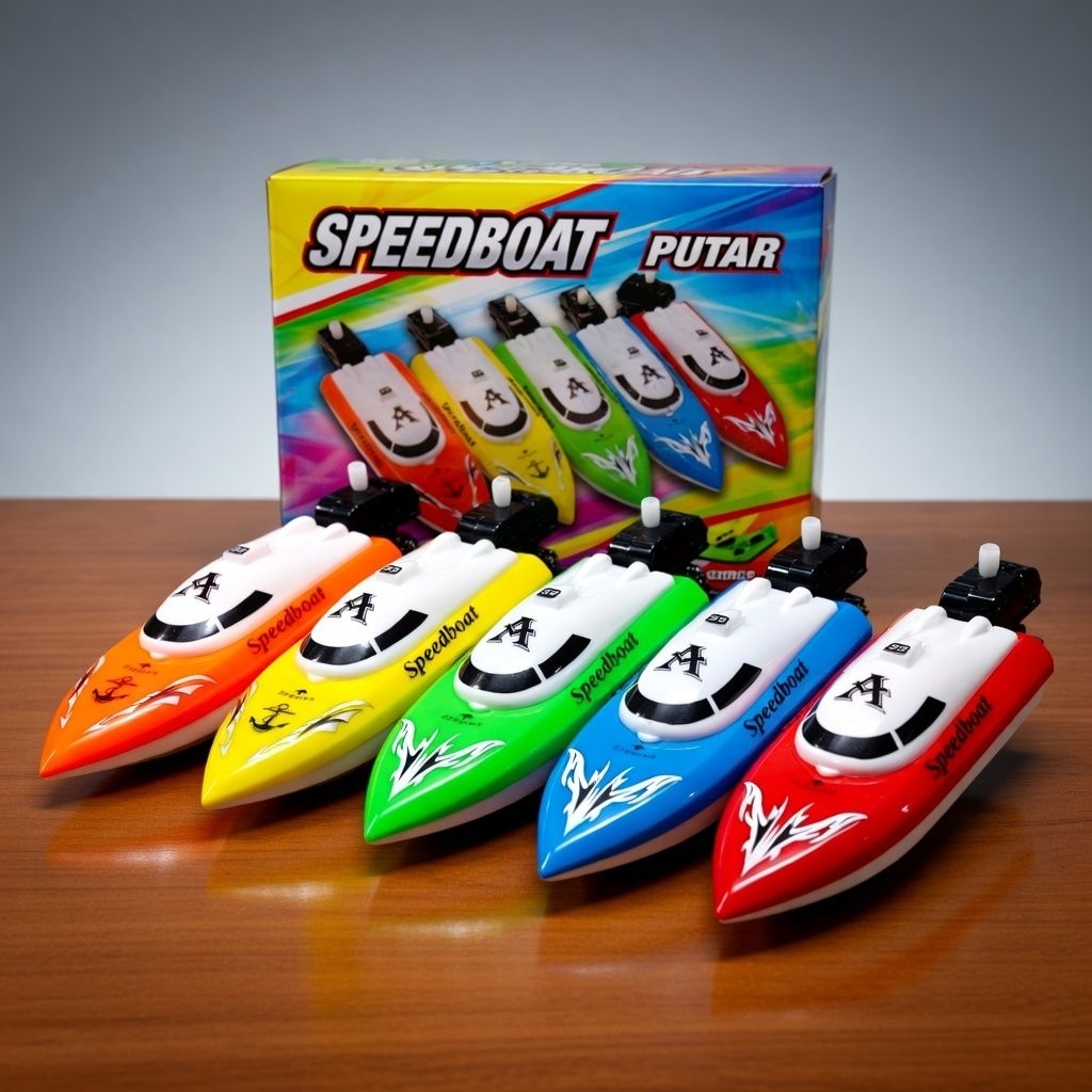 MAINAN ANAK LAKI LAKI SPEED BOAT PUTAR / KAPAL PUTAL / KAPAL SPEED BOAT PUTAR