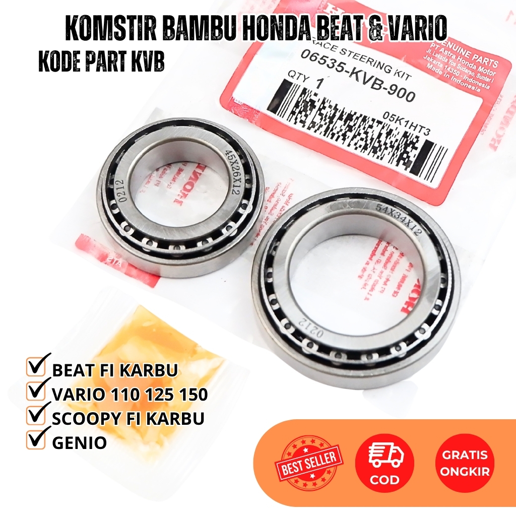 Komstir Bambu Honda Beat - Vario - Scoopy - Comstir Honda Astrea Grand Supra X KVB Original