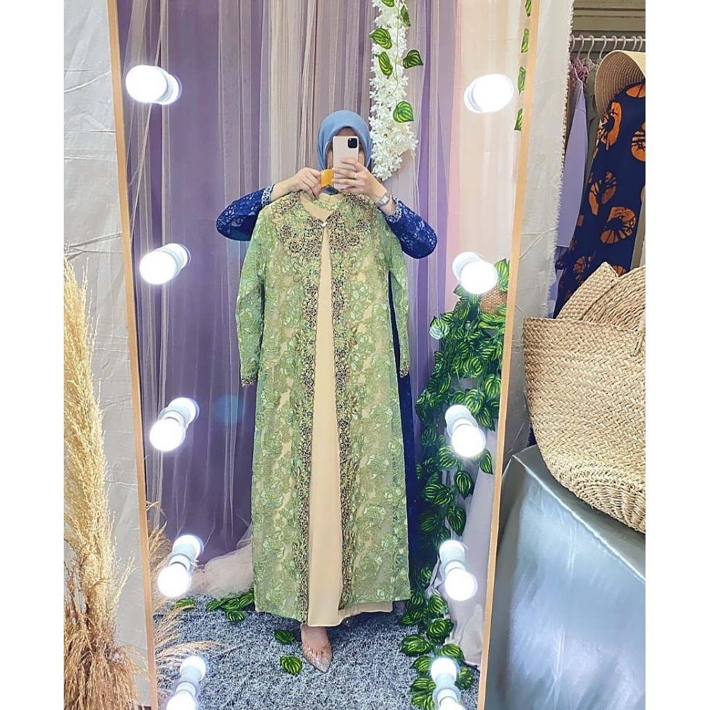 Gaun Cardigan Abella Princess  Original Butik