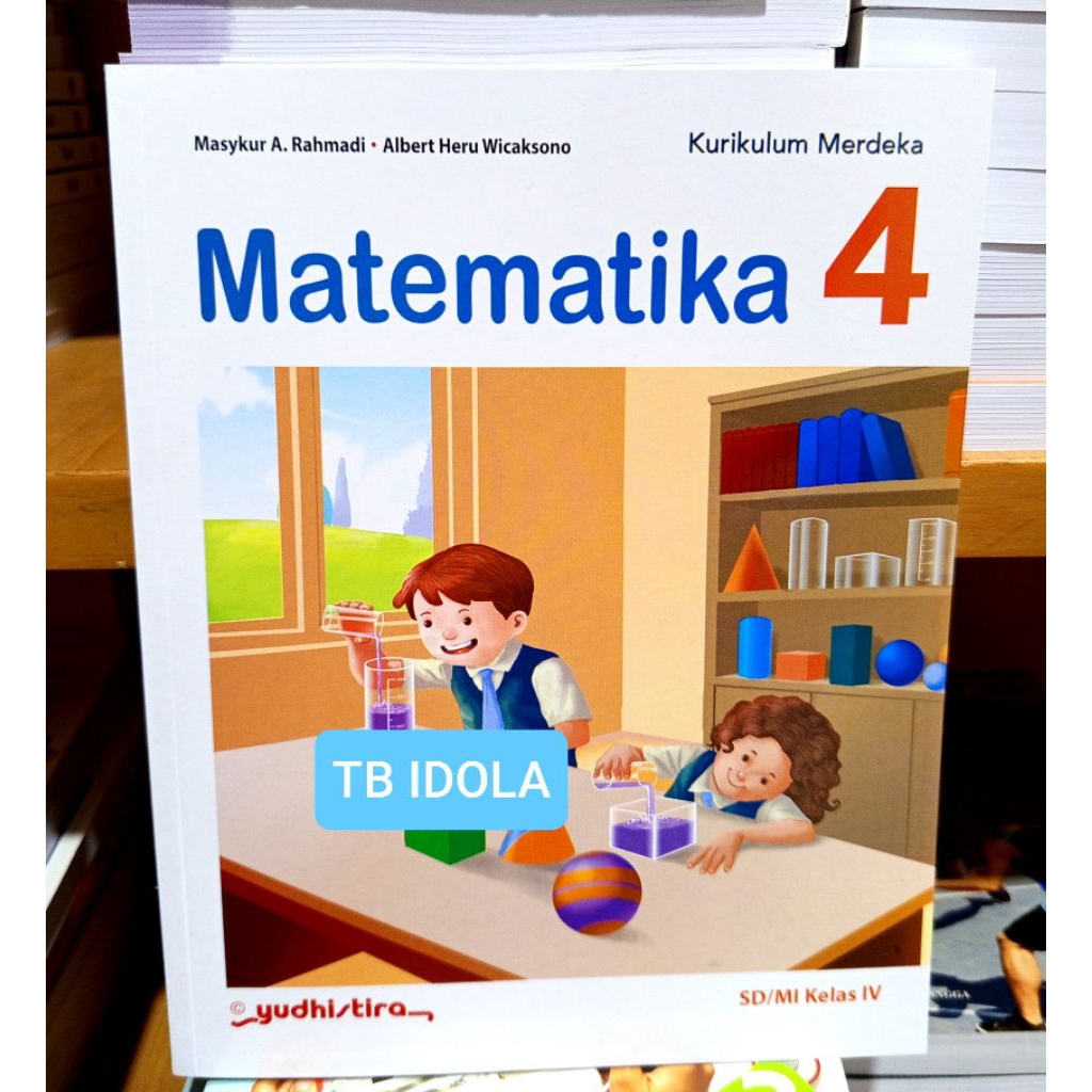 Buku Matematika Kelas 4 SD Kurikulum Merdeka Yudhistira
