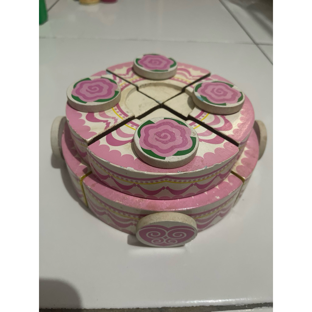 mainan kue ultah melissa and doug preloved
