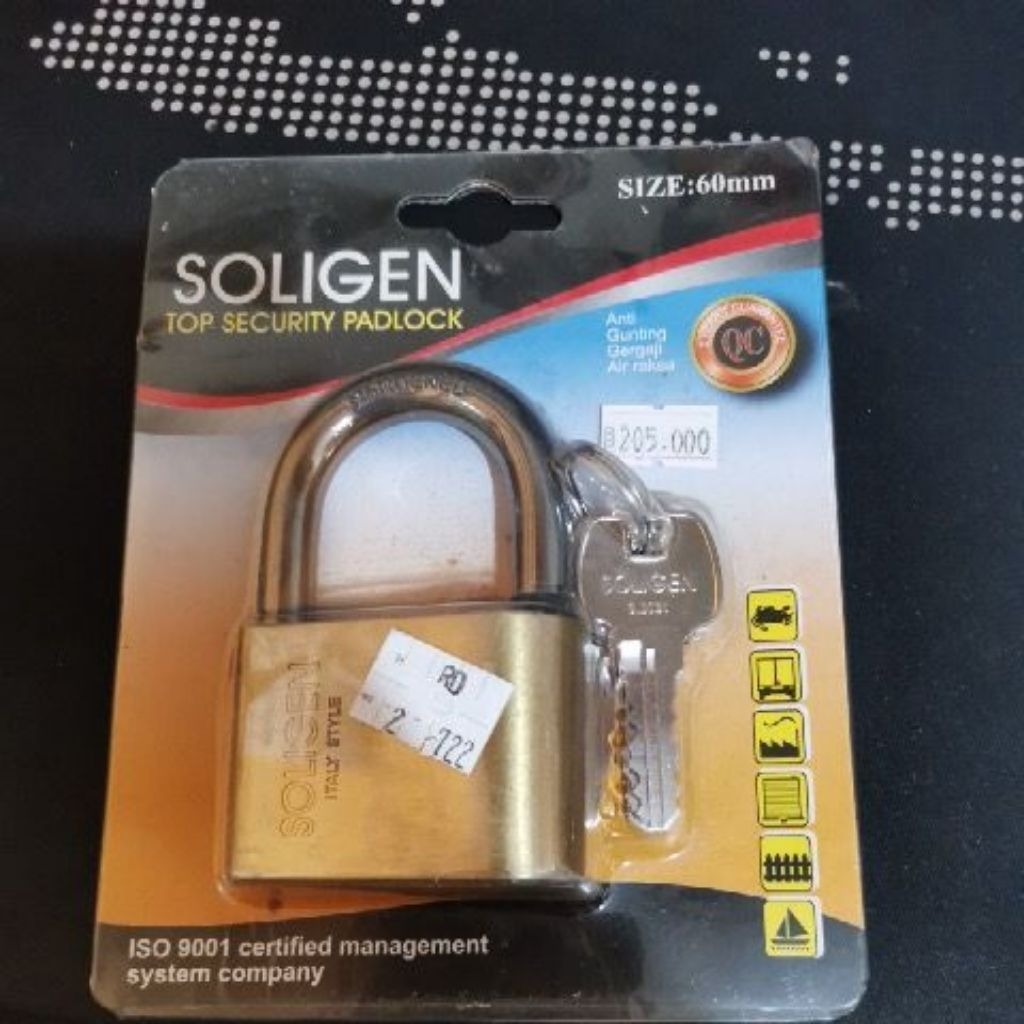 gembok soligen 60mm