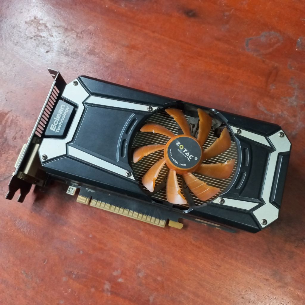 VGA ZOTAC GTX 750 Ti 2GB DDR5 Rusak - Artifact / No Display - Masih Terdeteksi