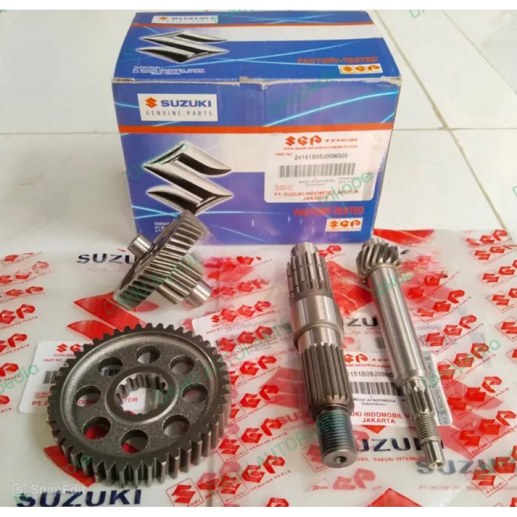 GIGI RASIO GARDAN SET SUZUKI NEX 110 KARBU NEX 110 FI INJEKSI LETS ADRES SGP