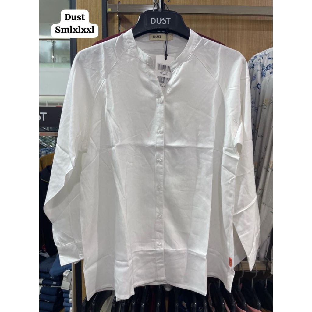 White Shirt - DUST, Pakaian Wanita
