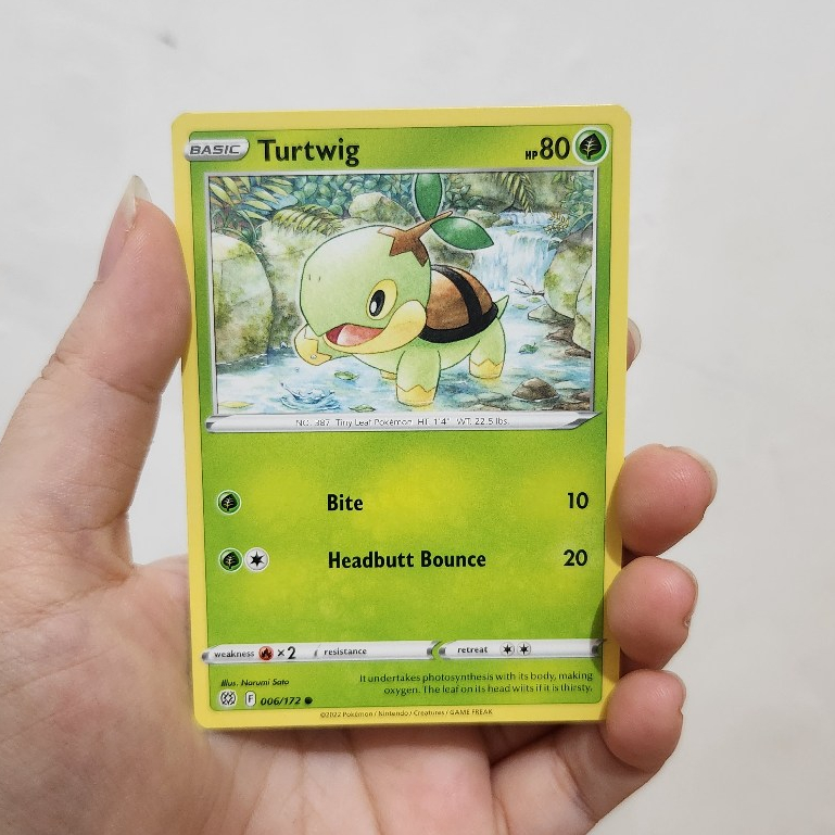[BACA CAPTION] Kartu Pokemon TCG English Indonesia - Turtwig Grotle Torterra