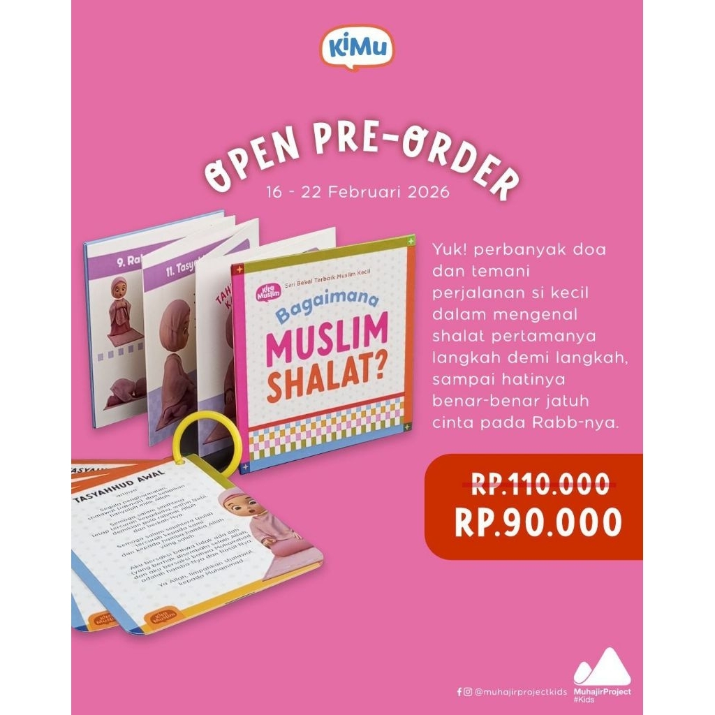 Bagaimana Muslim Shalat - Muhajir Project Kids - Readystock