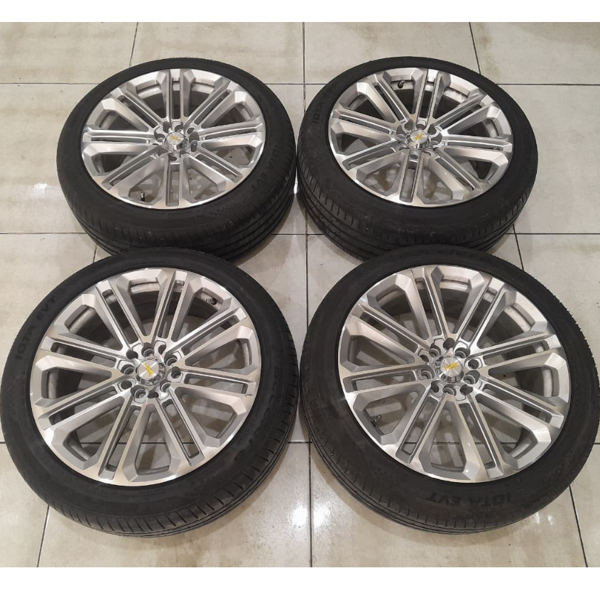 jual velg copotan avanza veloz r18 type alkani h5x100/114,3 plus ban 225 45 r18 pnp inova,xl7,dll