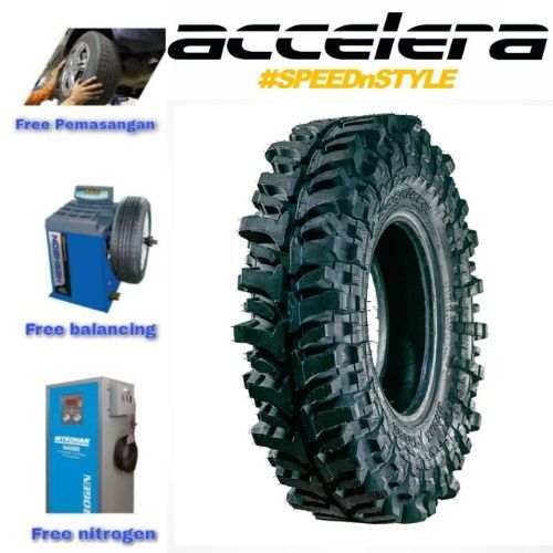 Ban Mobil R15 Accelera Badak X-Trime Ukuran Ban 35X12,5 R15 Ban Mobil Type Off Road