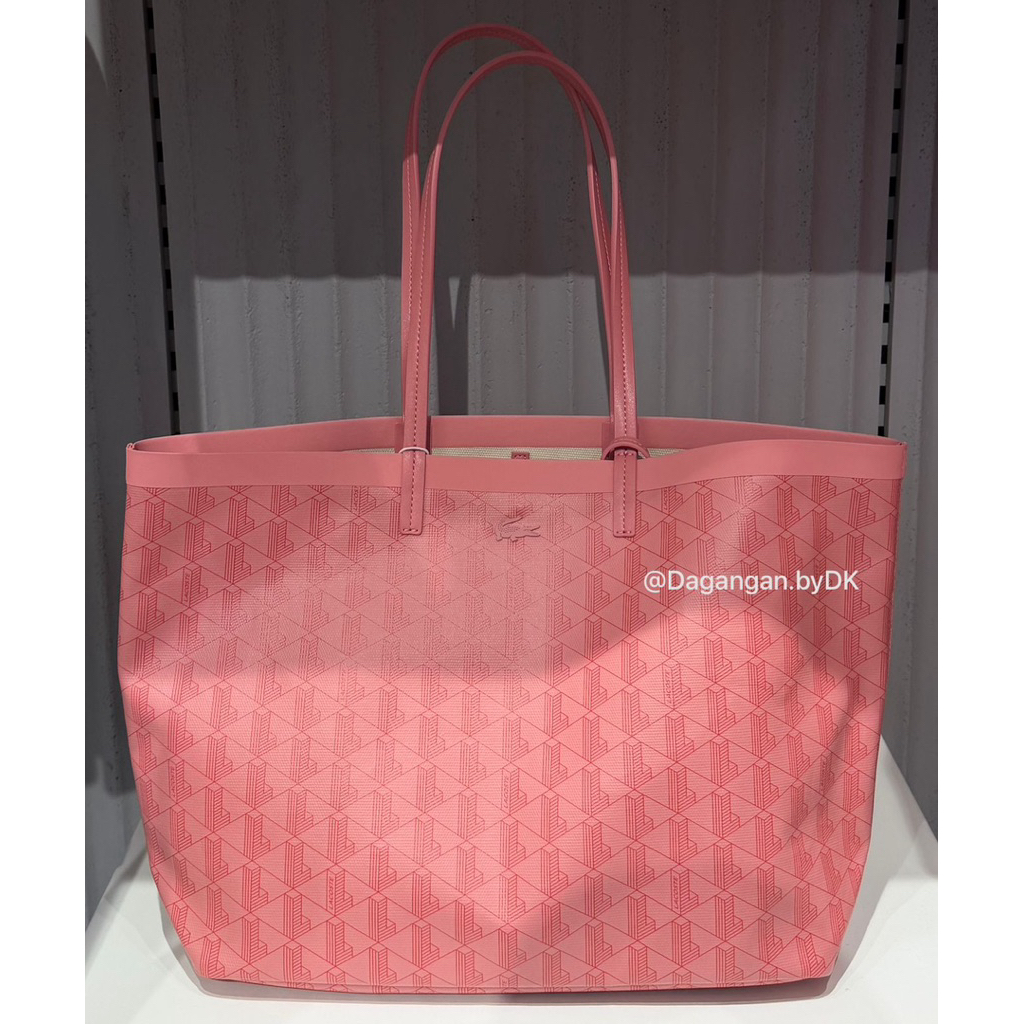 Tas Lacoste Tote Bag Original 100% Soft Pink (Limited Edition)