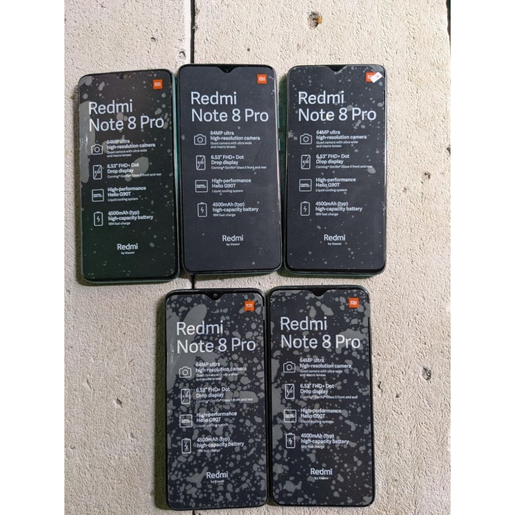 lcd redmi note 8 pro ex copotan original 100%