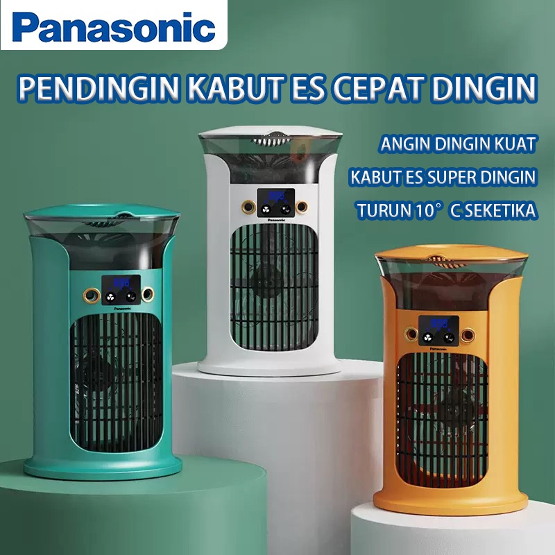 Panasonic Original USB Type-C Portable Air Cooler Meja Mini AC Fan Multifungsi Pendingin Udara Rumah