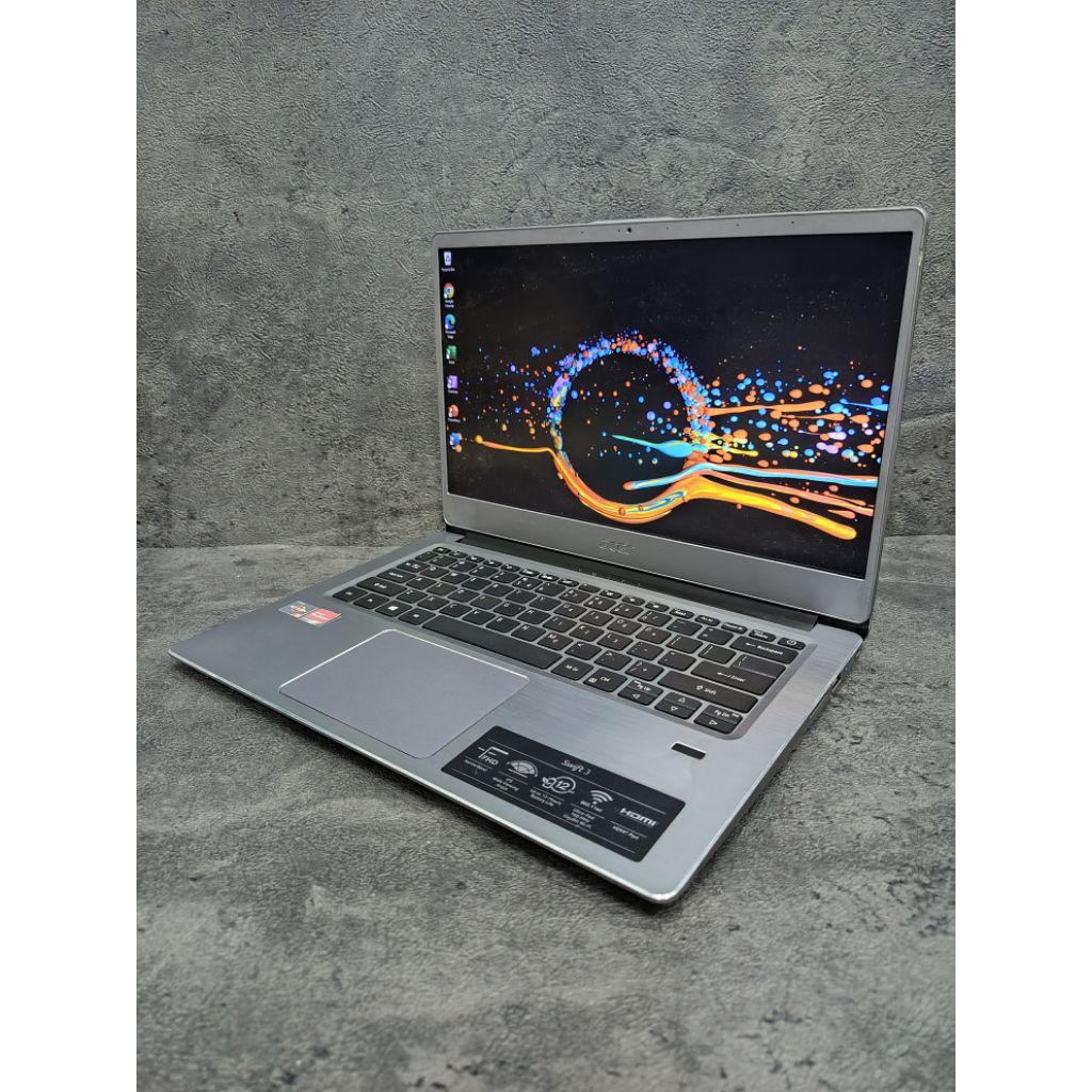 Laptop Desain Grafis Acer Swift SF314-41 AMD Ryzen 5 3500U RAM 8GB SSD 512GB Radeon Vega 3 14"inch F