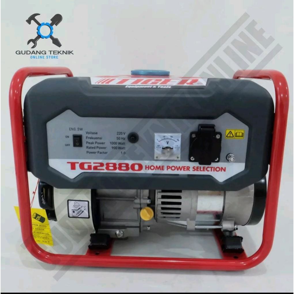 TIGER Genset GENERATOR BENSIN 4 TAK 1000WATT