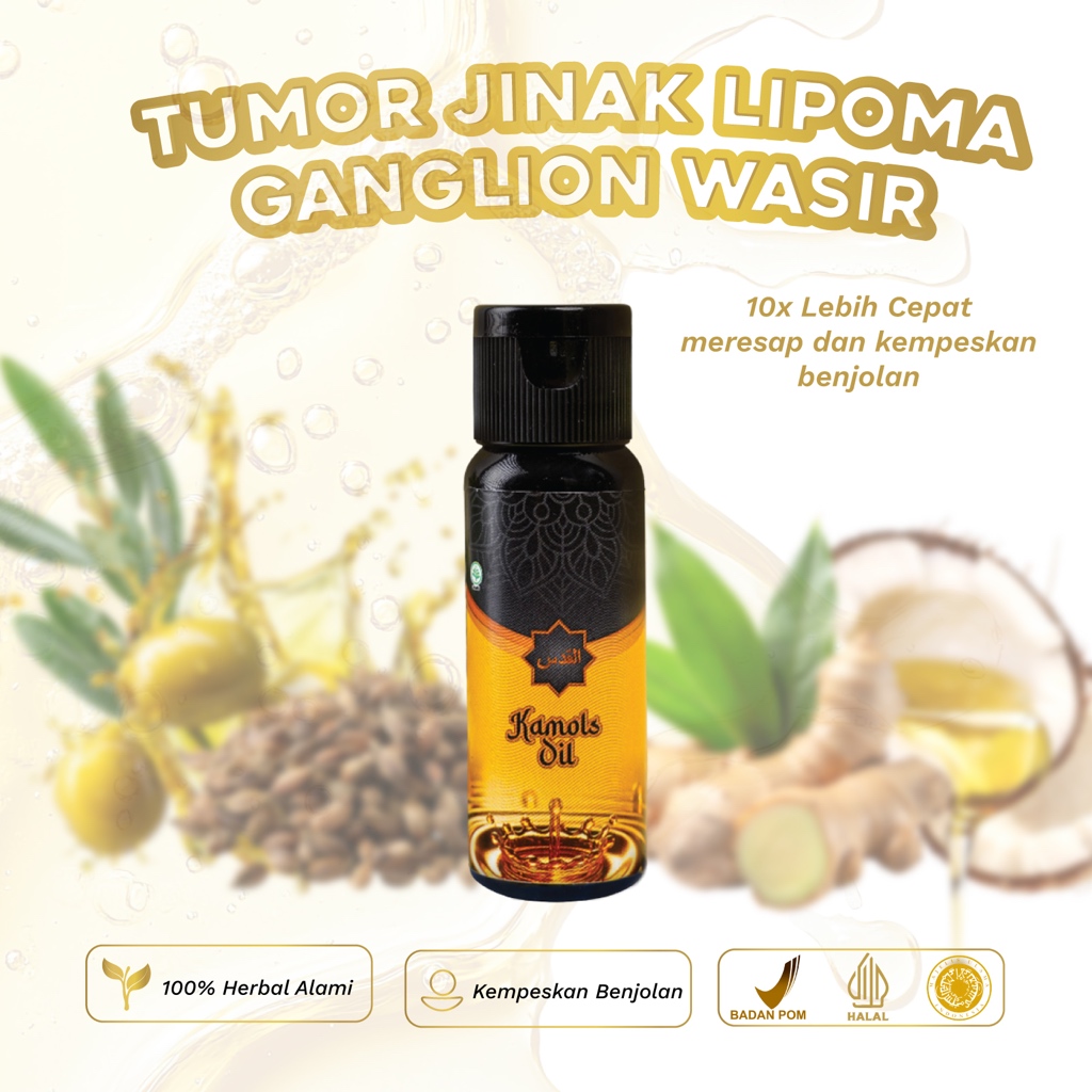Kamols Oil 20 ML OBAT BENJOLAN WASIR GANGLION TIROID GONDOKAN BPOM ORIGINAL