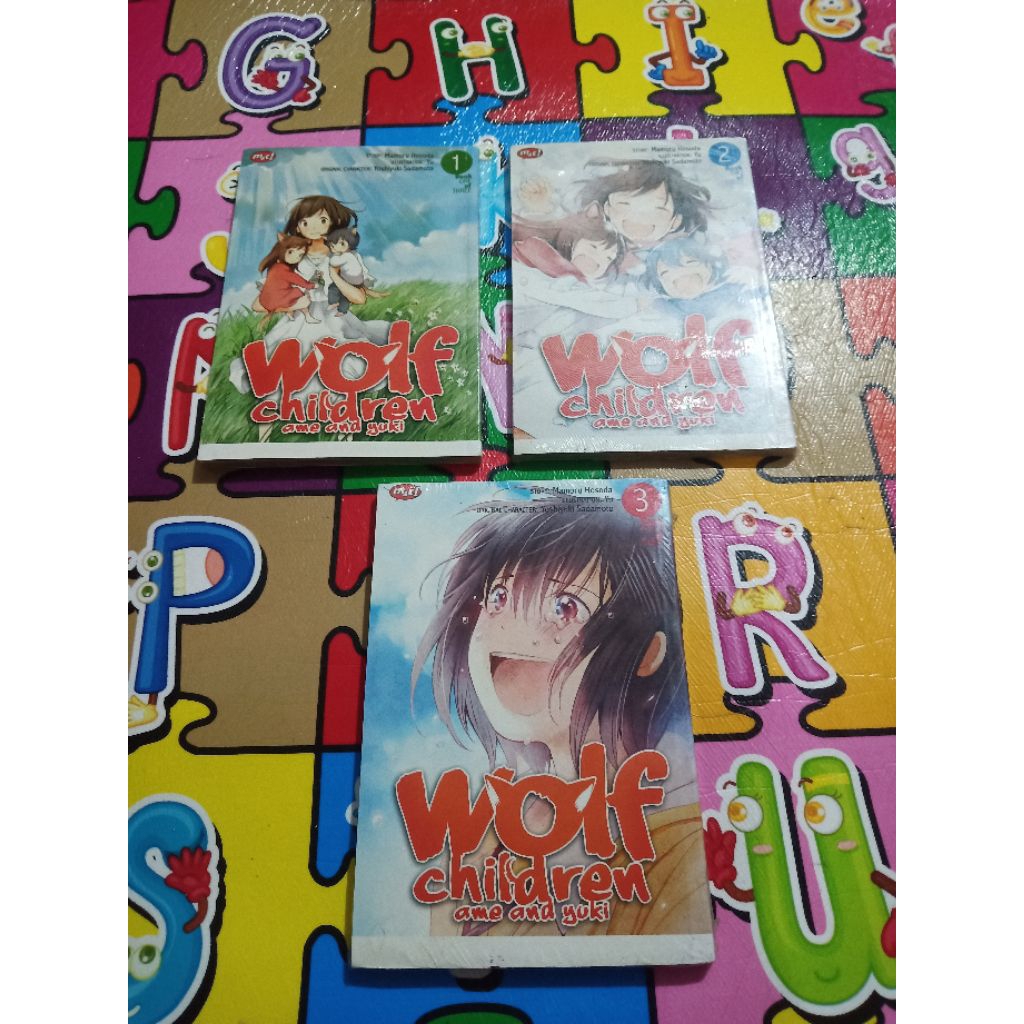 Set WOLF CHILDREN 1, 2, 3 End (bekas) (2014)