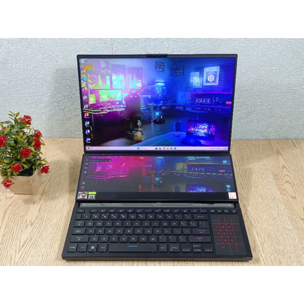 PROMO Asus ROG Zephyrus Duo 16 GX650RX Ryzen 9 6900HX RTX 3080 Ti Ram 32GB SSD 2TB