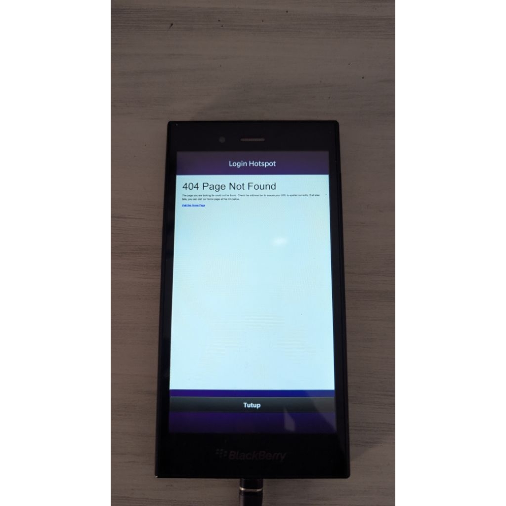blackberry z4 minus cek deskripsi