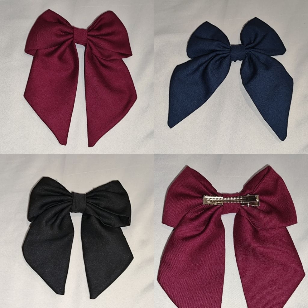 Bowtie Hair Barettes Jepitan Rambut Preppy Style