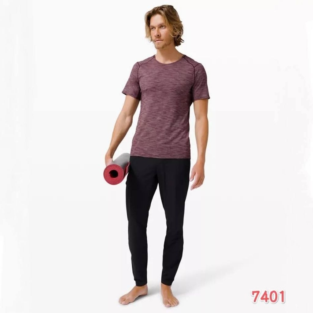 LULULEMON  INSQUENCE SHORT SLEEVE SHIRT - TSHIRT SPORT PRIA (7401)