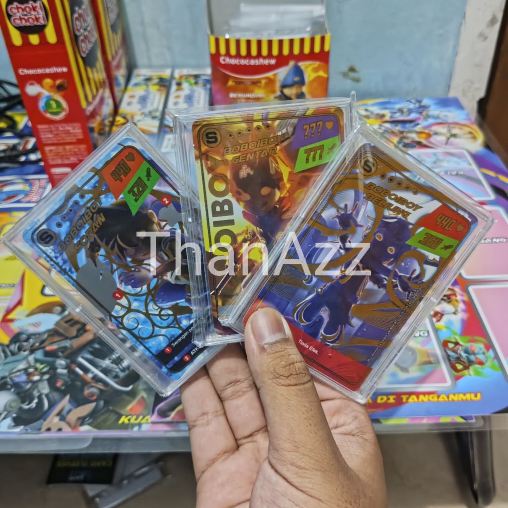 Kartu Satuan Boboiboy Galaxy Card Malaysia Jadul