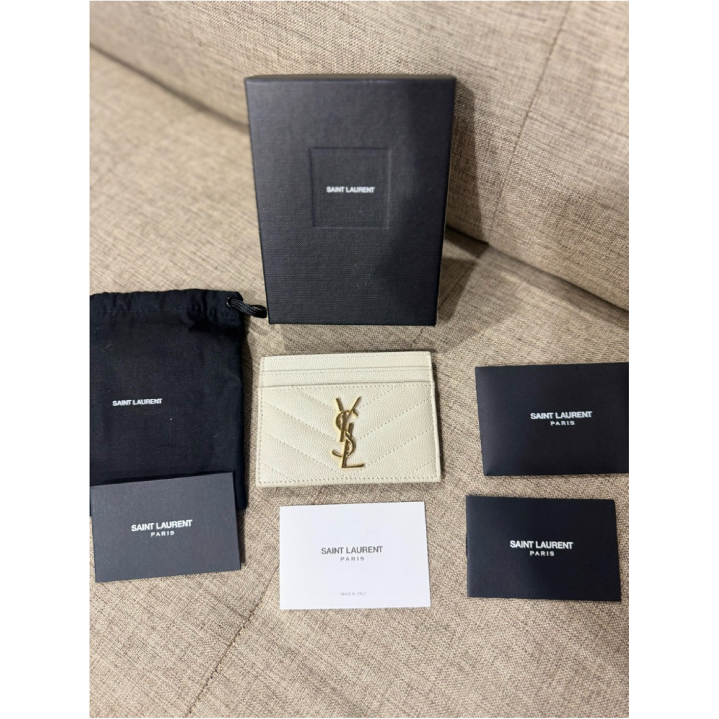 Preloved Card Holder YSL Saint Laurent