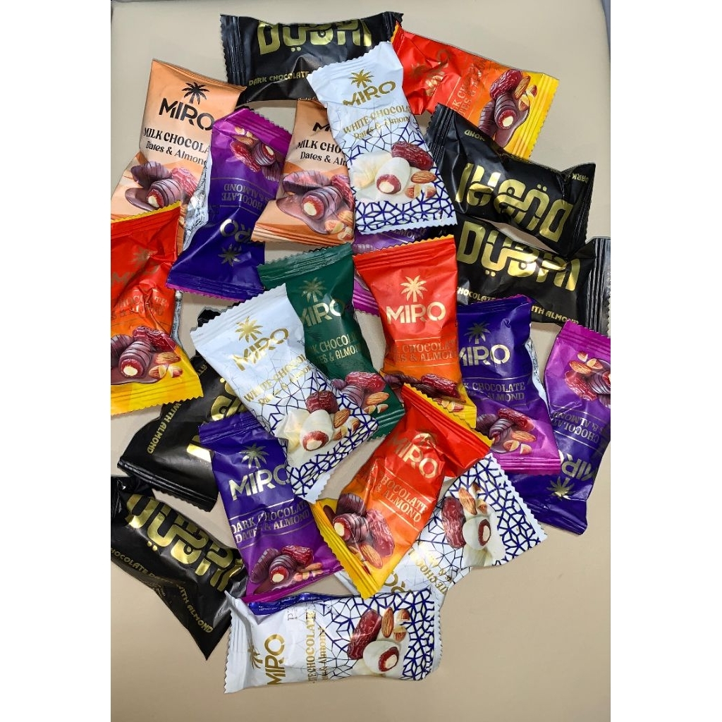 My_Genz Coklat Kurma Isi Kacang Almond Lapis Coklat Arab Coklat Dubai Asli Exp 2 Sep 2026