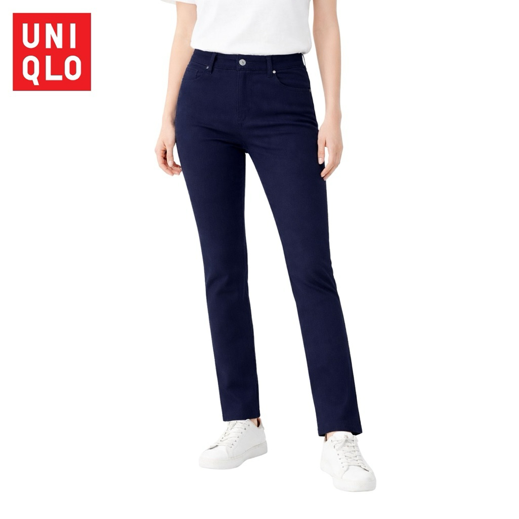 UNIQLO CELANA PANJANG WANITA NAVY