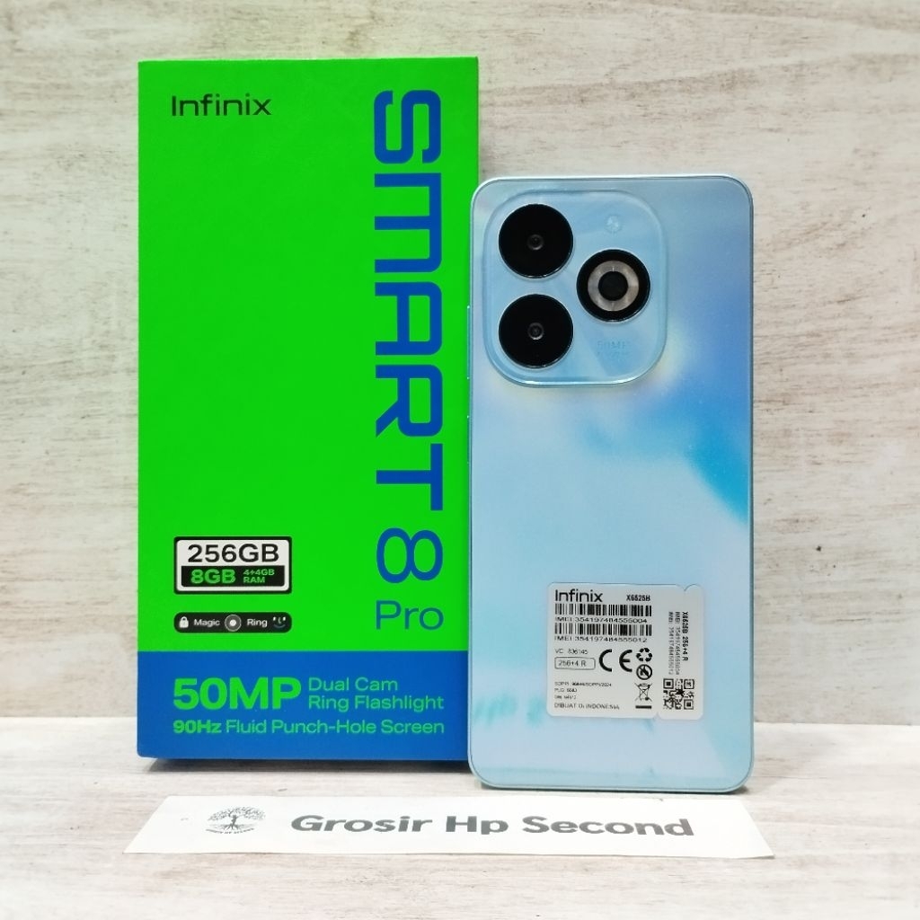 INFINIX SMART 8 PRO 8/128GB 4/256GB HP SECOND FULLSET