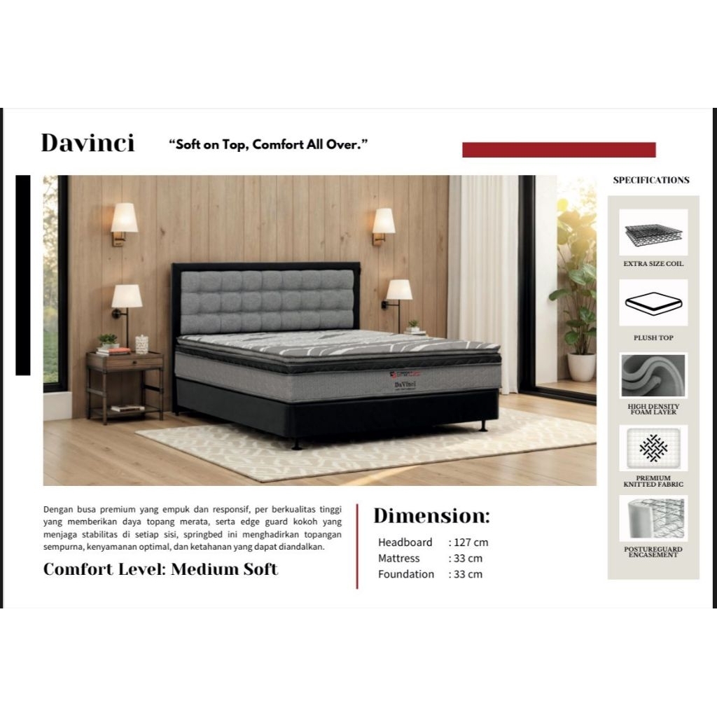 Smartland by Modis Springbed Davinci