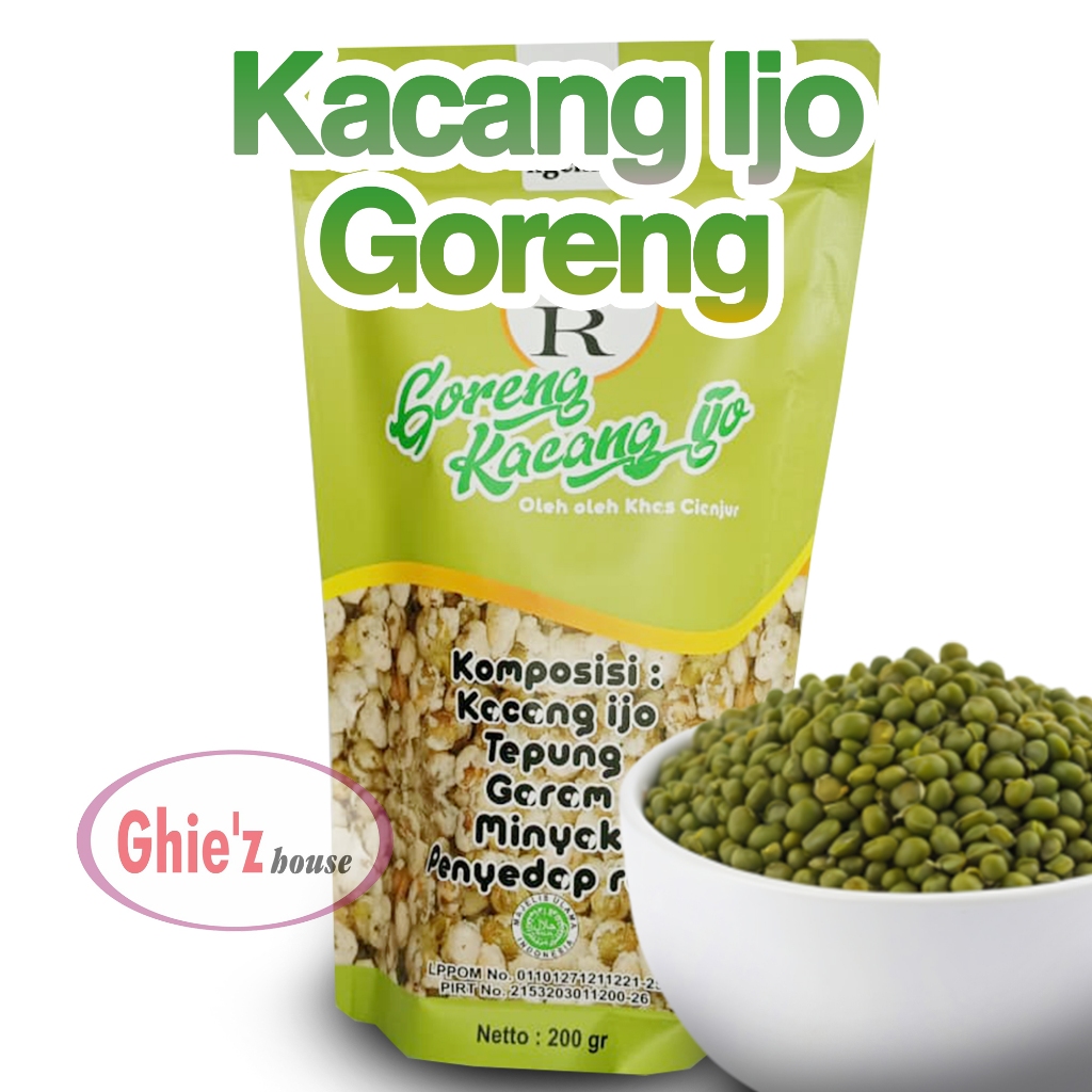 Kacang Ijo Goreng RR | Kacang Hijau Goreng | Cemilan Kacang Hijau | Cemilan Tradisional