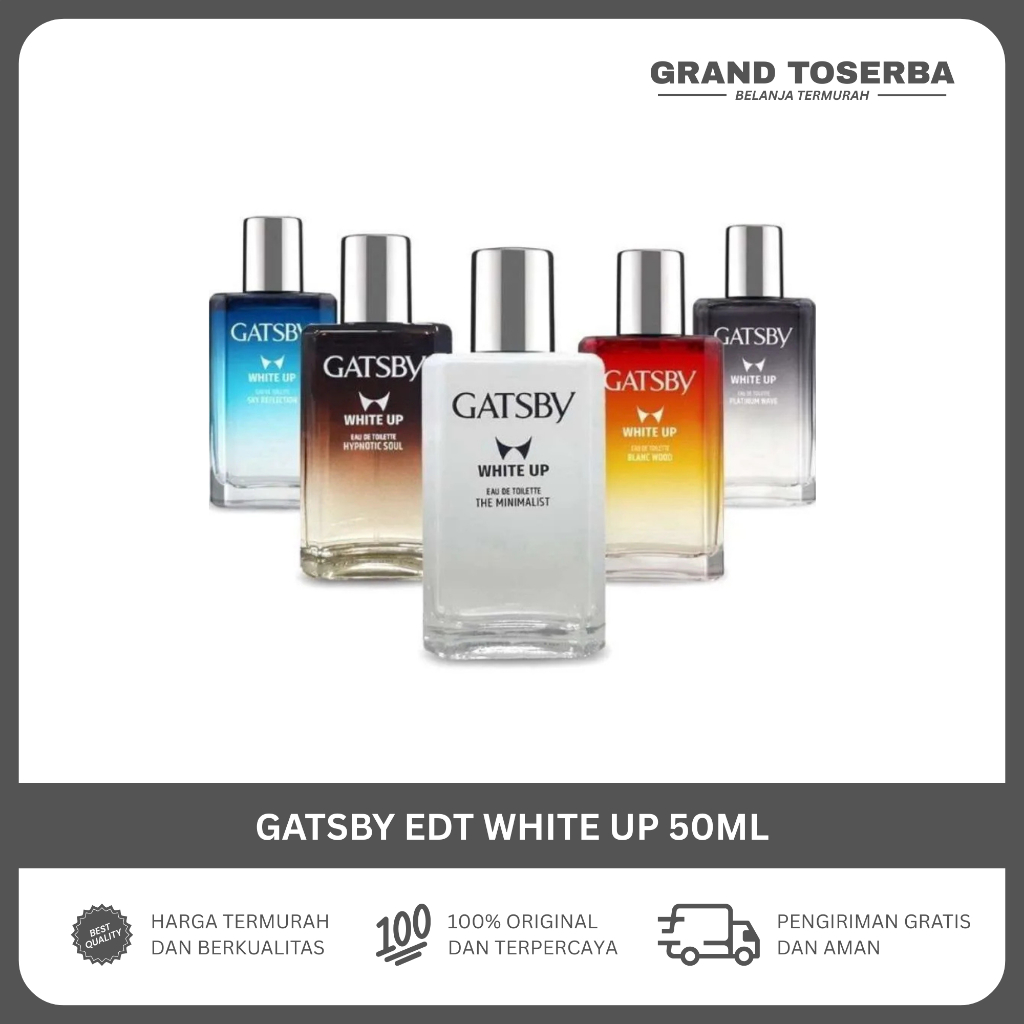 Gatsby Edt White Up 50ml - Parfum Gatsby White Up Eau De Toilette