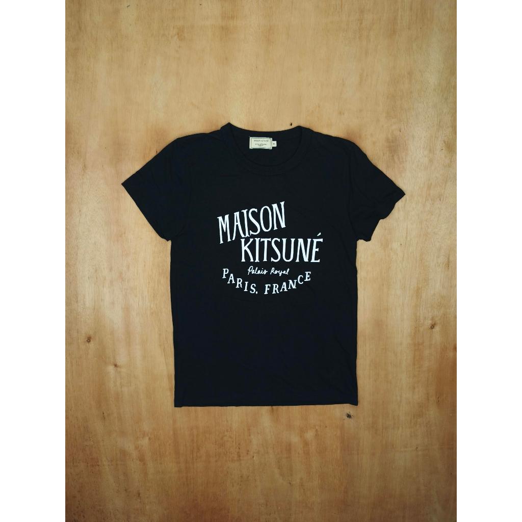 [A67] Tshirt/Kaos MAISON KITSUNE - Size M - hitam