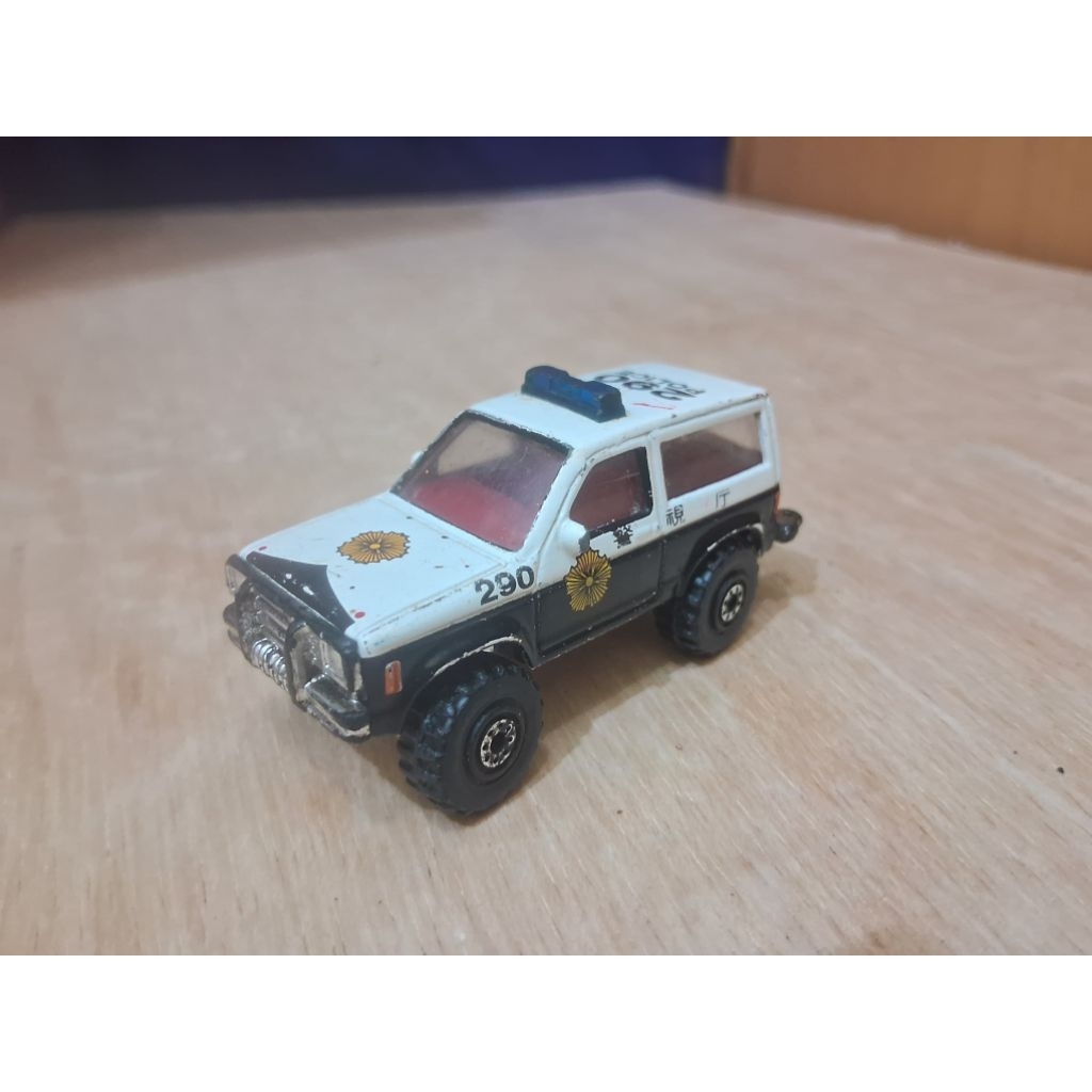 Diecast Realtoy Police Polisi Action City Mobil Ford Bronco II Model Jeep Jip Loose Junk