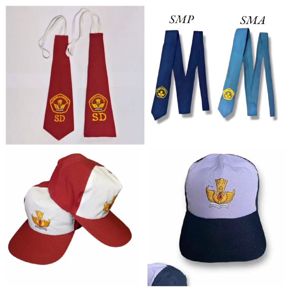 TOPI DAN DASI SEKOLAH TOPI SEKOLAH DASI SEKOLAH SD/SMP&SMA