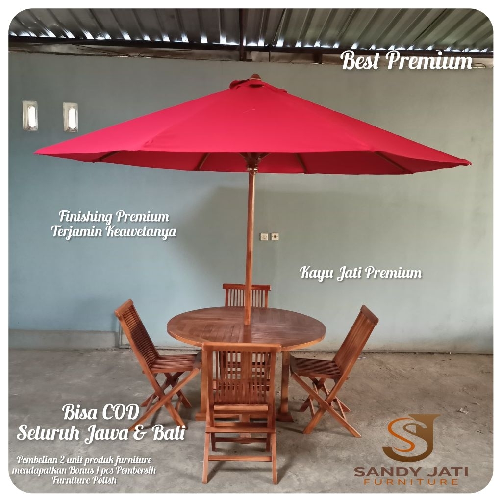 Set Kursi Meja Kursi Payung Taman, Jual Meja Kursi Payung Outdoor