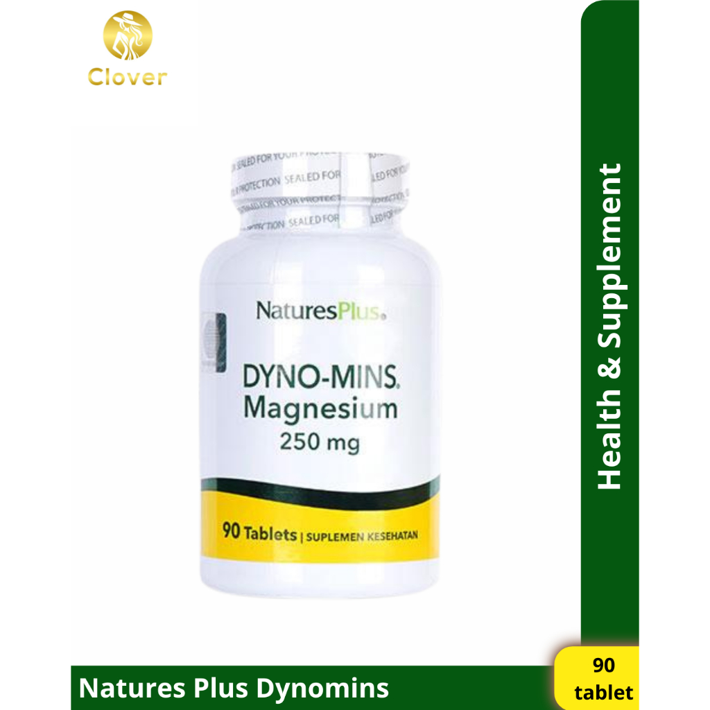 Nature's Plus Dyno Mins Magnesium 250mg 90 Tablet Natures Dynomins
