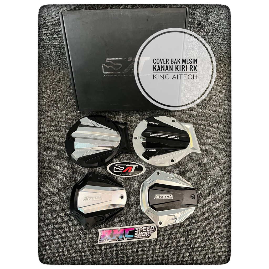 COVER CAVER BAK MESIN RX KING AITECH ALUMUNIUM / Cover Mesin alumunium Aitech Rx king