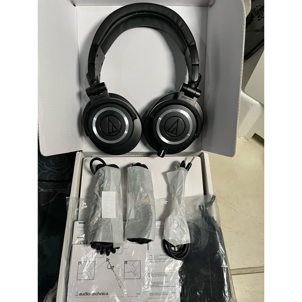 Headphone Audio Technica ATH-M50X ATH M50X BLACK