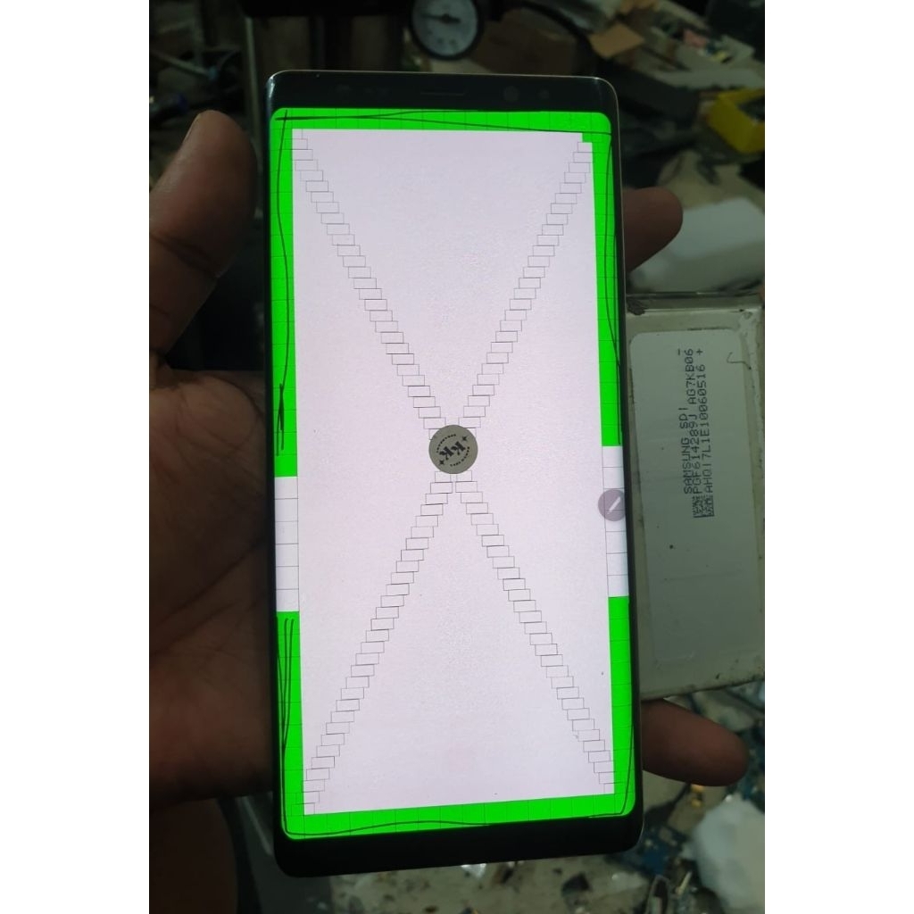lcd samsung note 8 minus ringan