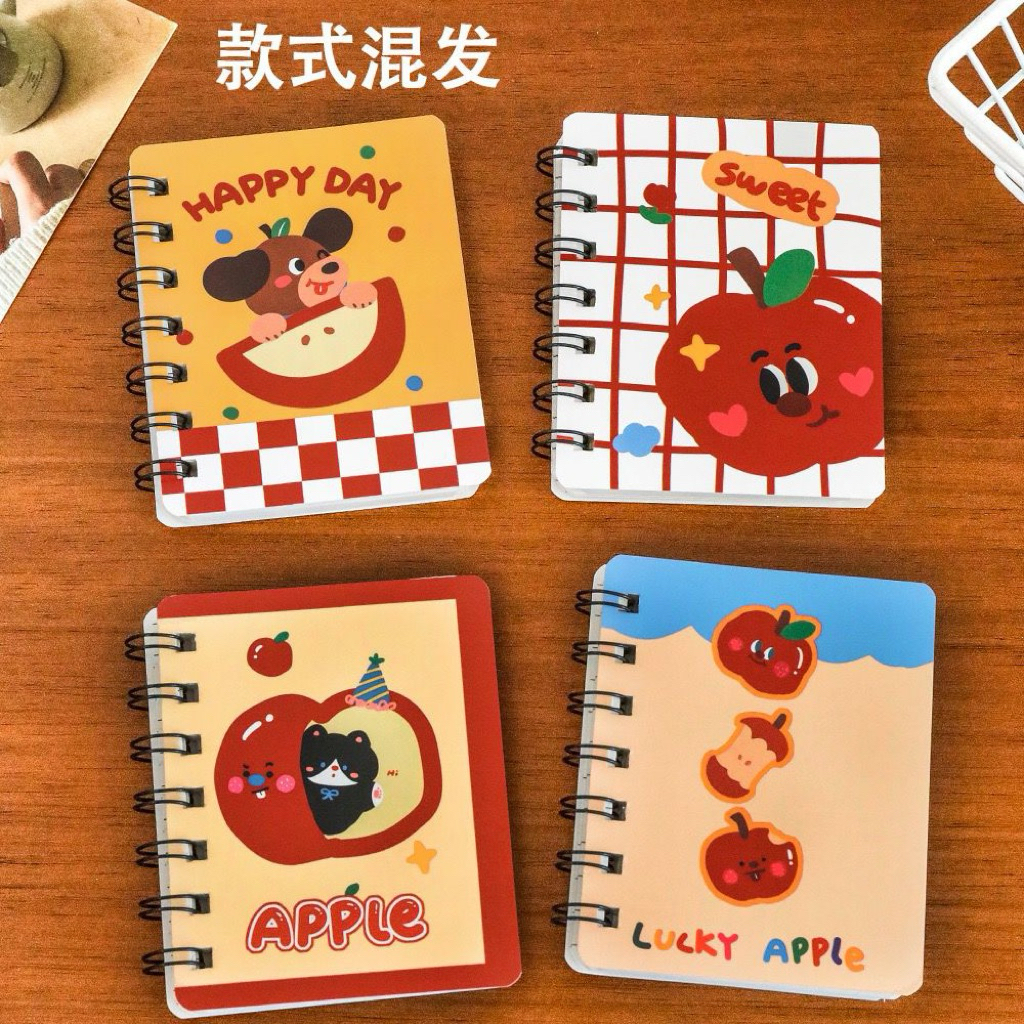 A7 Mini Notebook Apple Kertas Polos Buku Tulis Sekolah