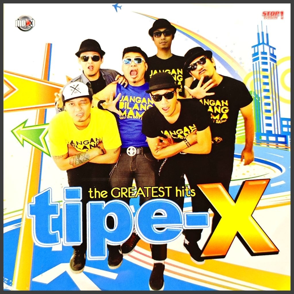 Kaset MP3 Audio Lagu Pop Indonesia Ska Tipe-X - Andra & The Backbone Album Edisi Pilihan Terlaris