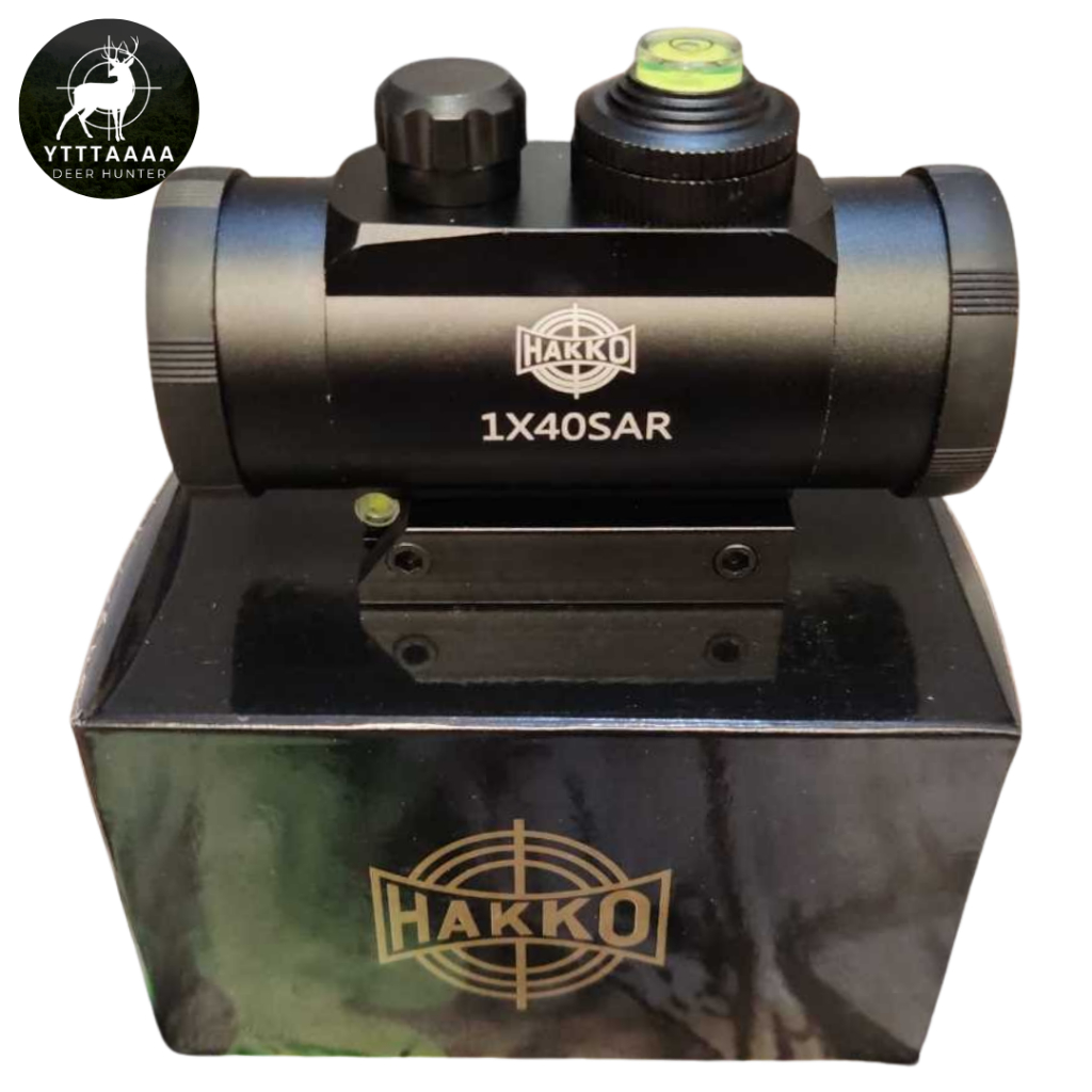 Red Dot Hakko 1x40 Dual Rail 11 / 22mm – Teleskop Paser Mania & Bidik Jarak Dekat Senapan Full Metal