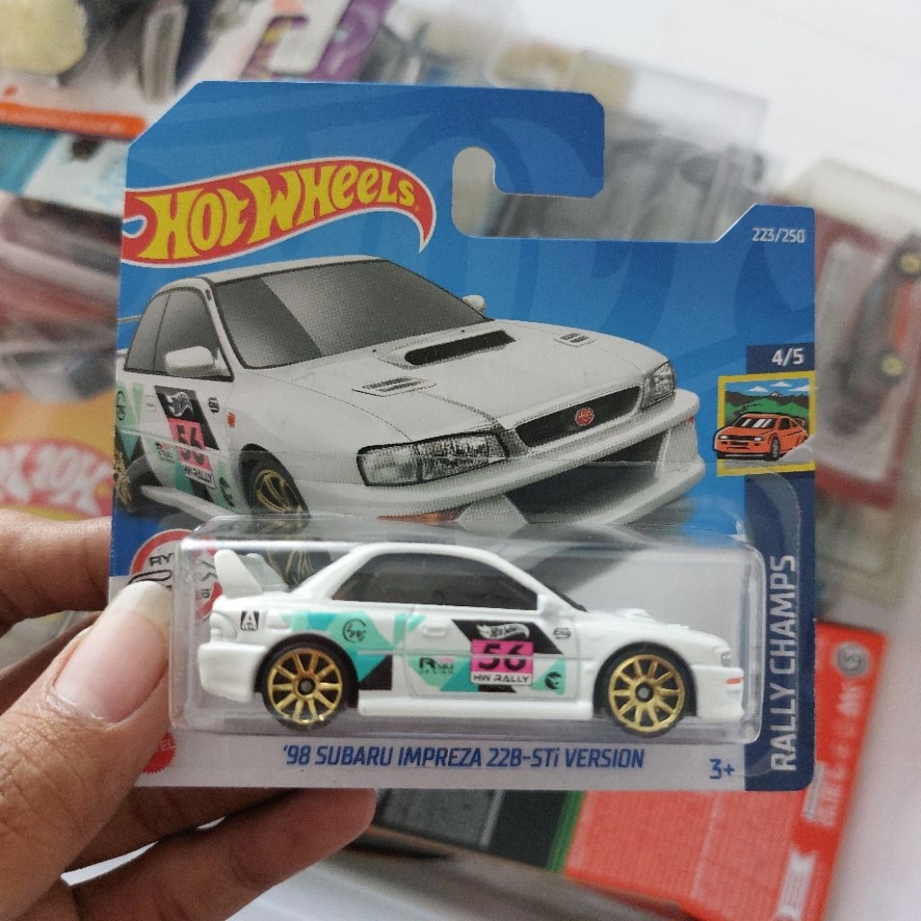 Hot Wheels Treasure Hunt Reg (THR) SUBARU IMPREZA Short Card