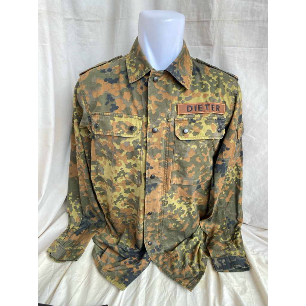 Kemeja BDU Camo Loreng Flecktarn Tentara Jerman Army Original (39)