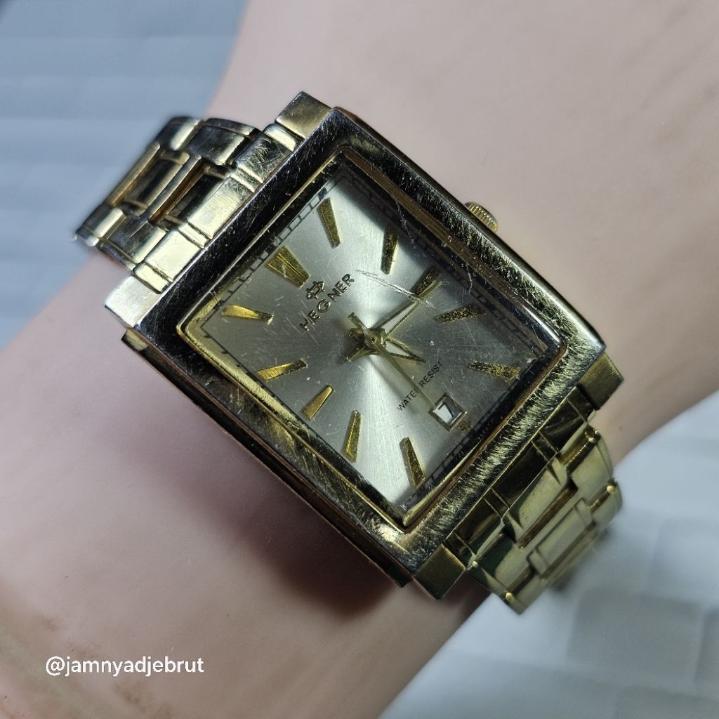 Jam Tank Hegner HW1597L Gold Silver Bekas
